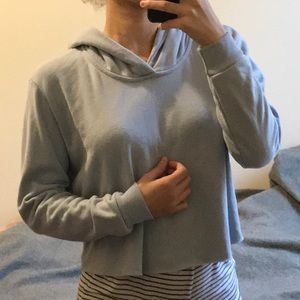 BRANDY MELVILLE BABY BLUE HOODIE